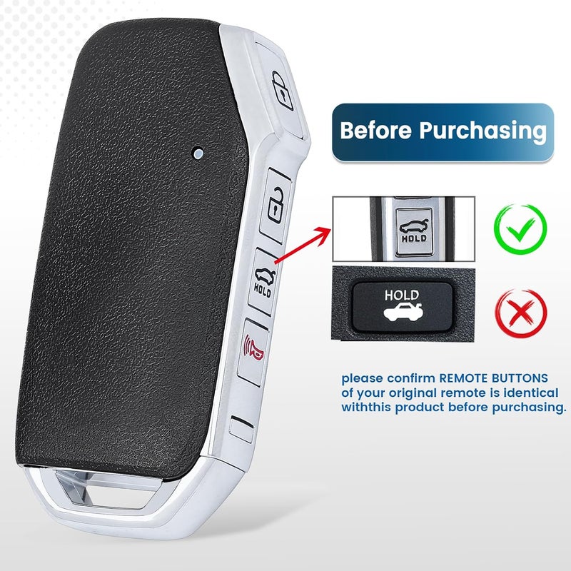 Keyecu Replacement Smart Remote Car Key Fob for Kia Soul 2019 2020 2021 SY5SKFGE04 95440-K0000 433MHz 4A Chip 4 Buttons - Image 5